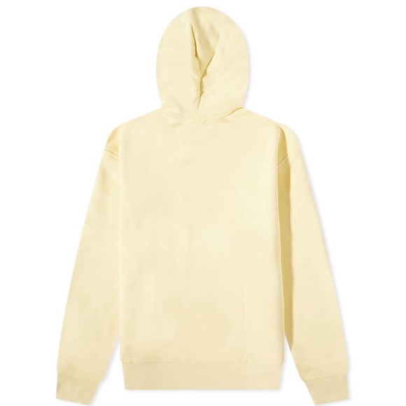ADIDAS X PHARRELL WILLIAMS PREMIUN BASICS HOODIE Almost Yellow Sz L - Picture 2 of 6